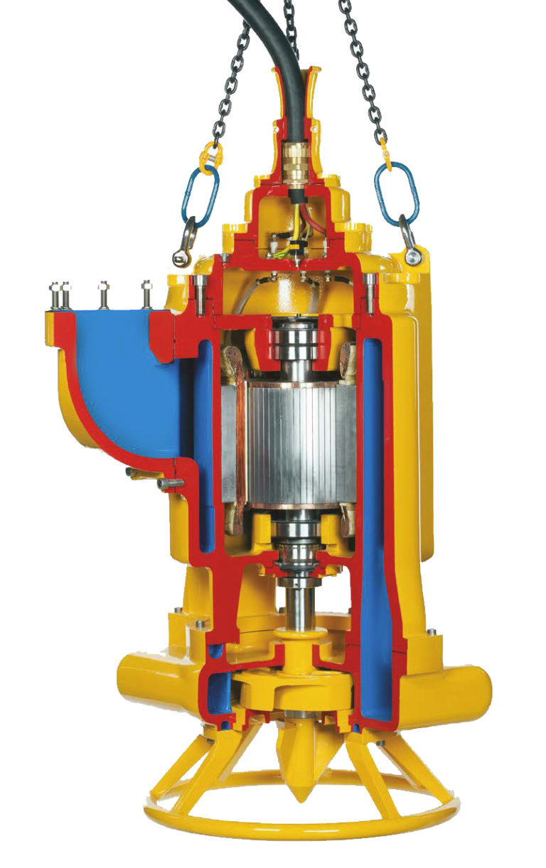 homepage-cut out of a Goodwin slurry pump